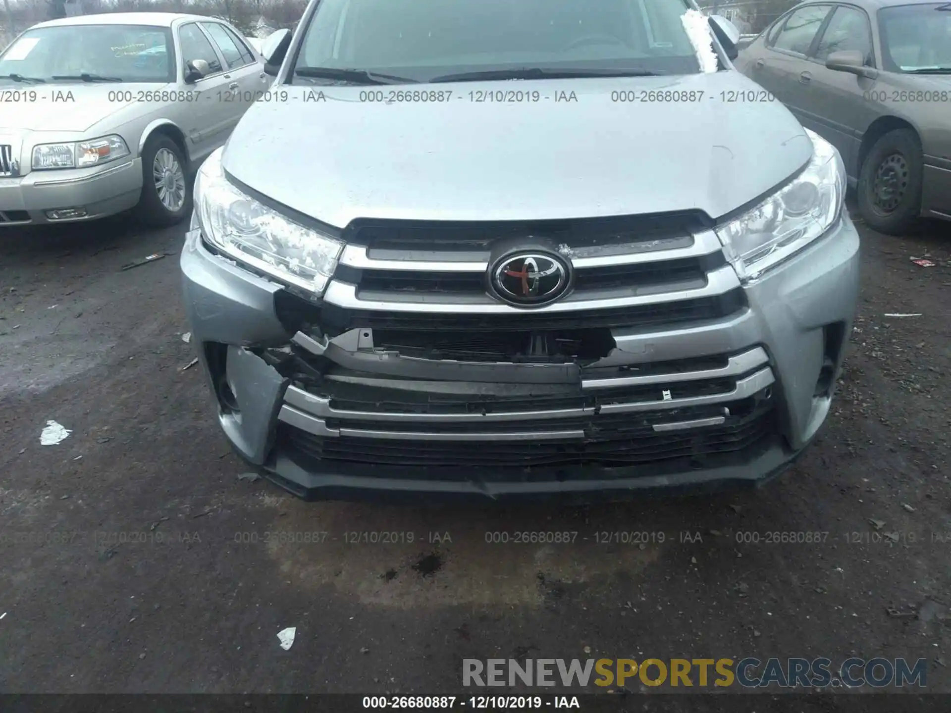 6 Фотография поврежденного автомобиля 5TDBZRFH5KS939225 TOYOTA HIGHLANDER 2019