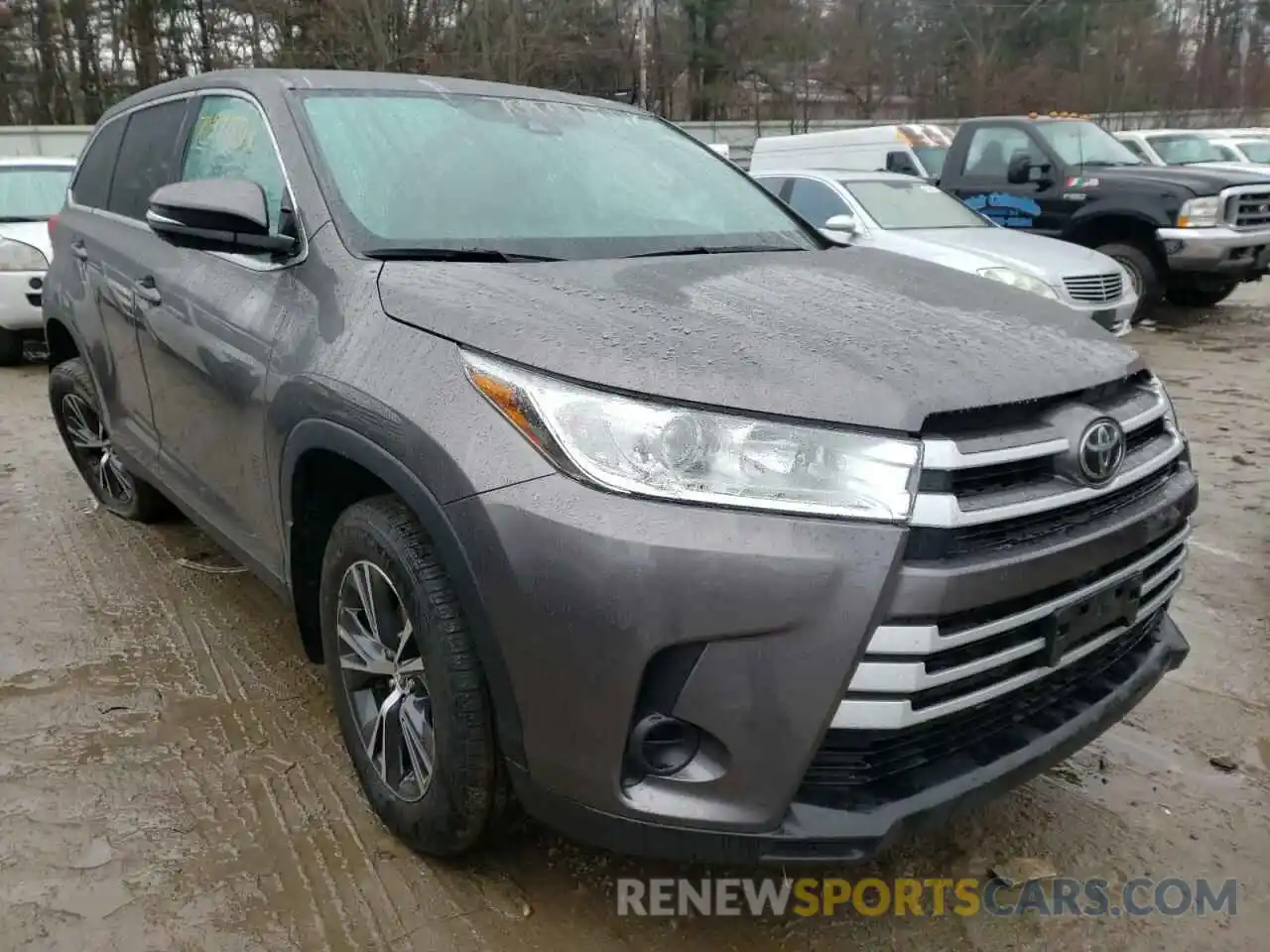 1 Photograph of a damaged car 5TDBZRFH5KS980227 TOYOTA HIGHLANDER 2019