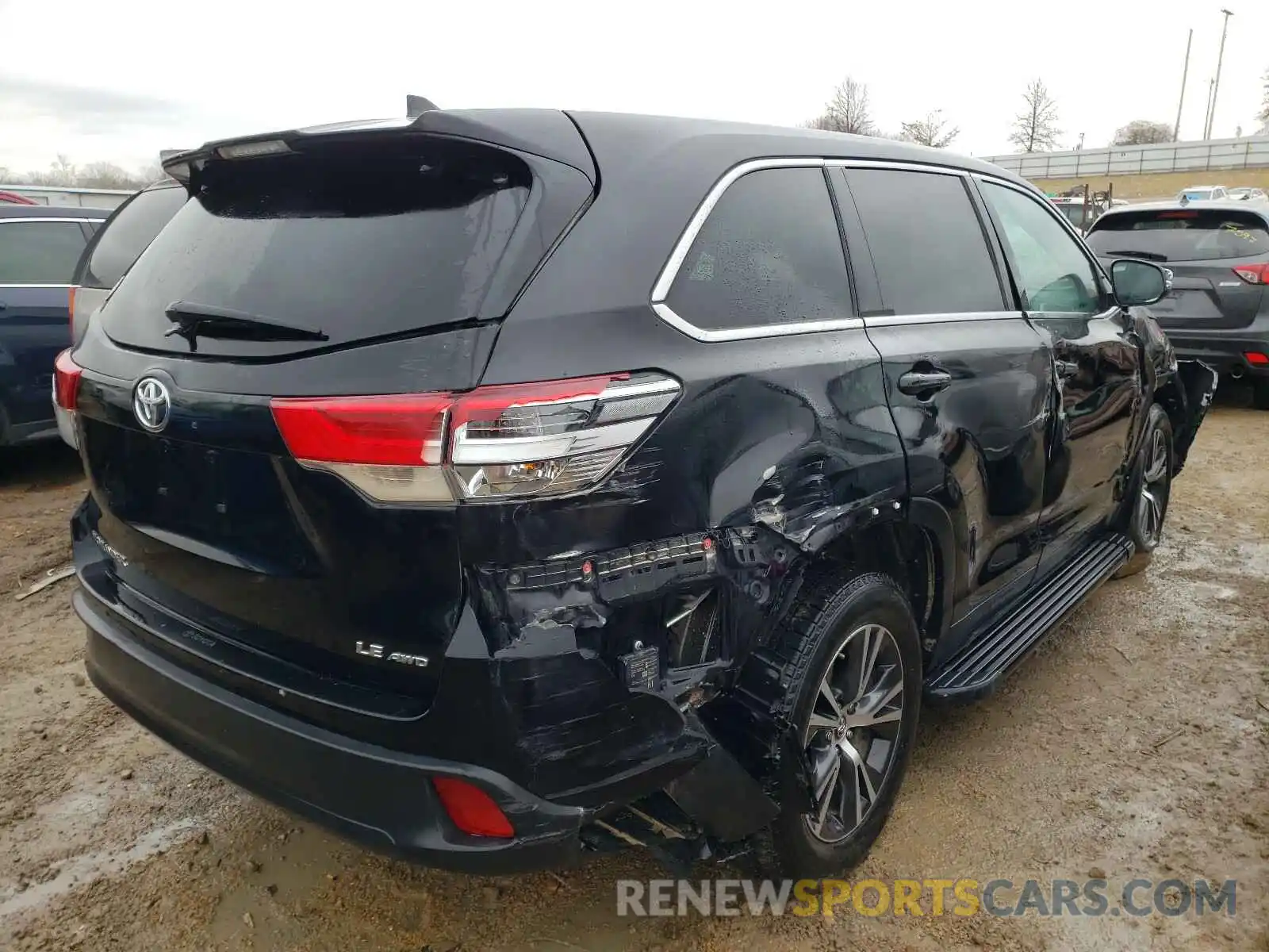 4 Фотография поврежденного автомобиля 5TDBZRFH6KS710682 TOYOTA HIGHLANDER 2019