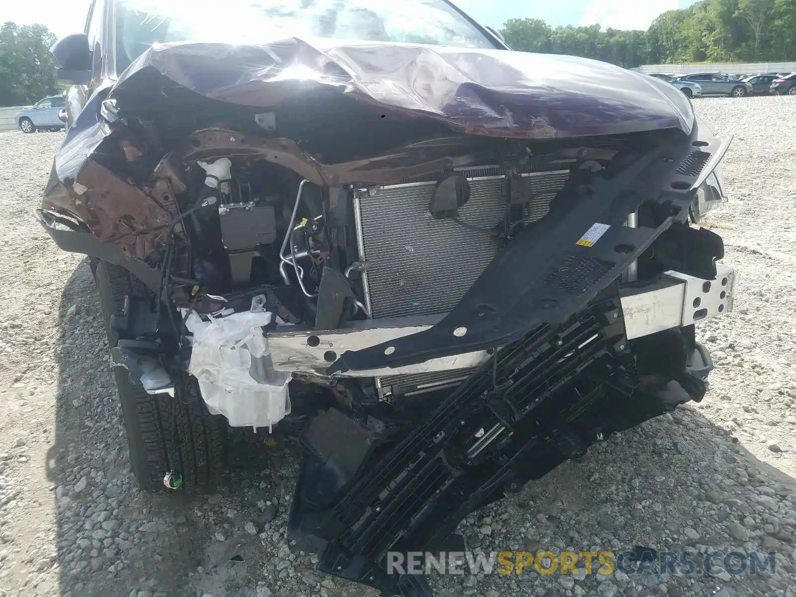 9 Photograph of a damaged car 5TDBZRFH6KS727174 TOYOTA HIGHLANDER 2019