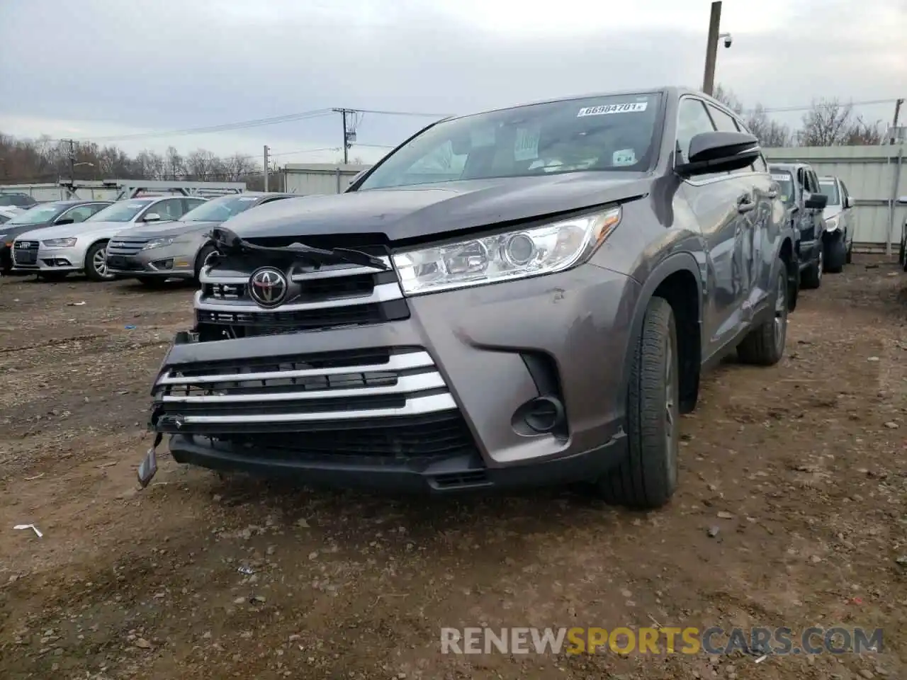 2 Фотография поврежденного автомобиля 5TDBZRFH6KS994525 TOYOTA HIGHLANDER 2019