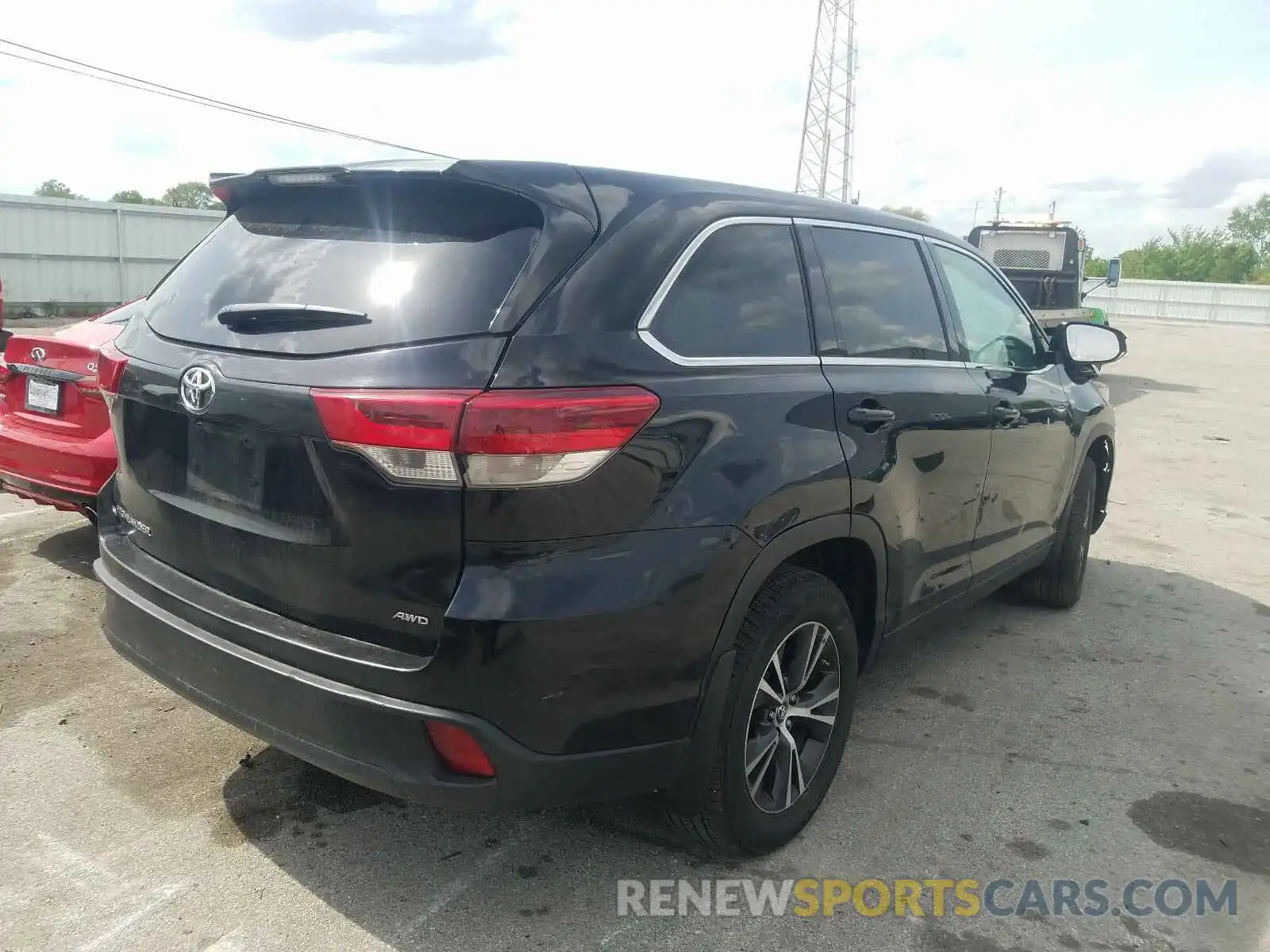 4 Фотография поврежденного автомобиля 5TDBZRFH7KS934608 TOYOTA HIGHLANDER 2019