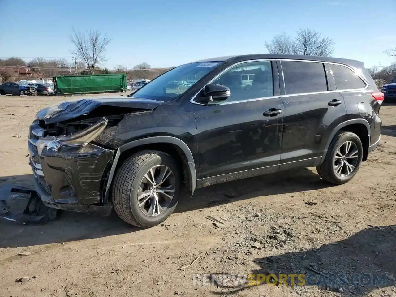 1 Фотография поврежденного автомобиля 5TDBZRFH7KS972727 TOYOTA HIGHLANDER 2019