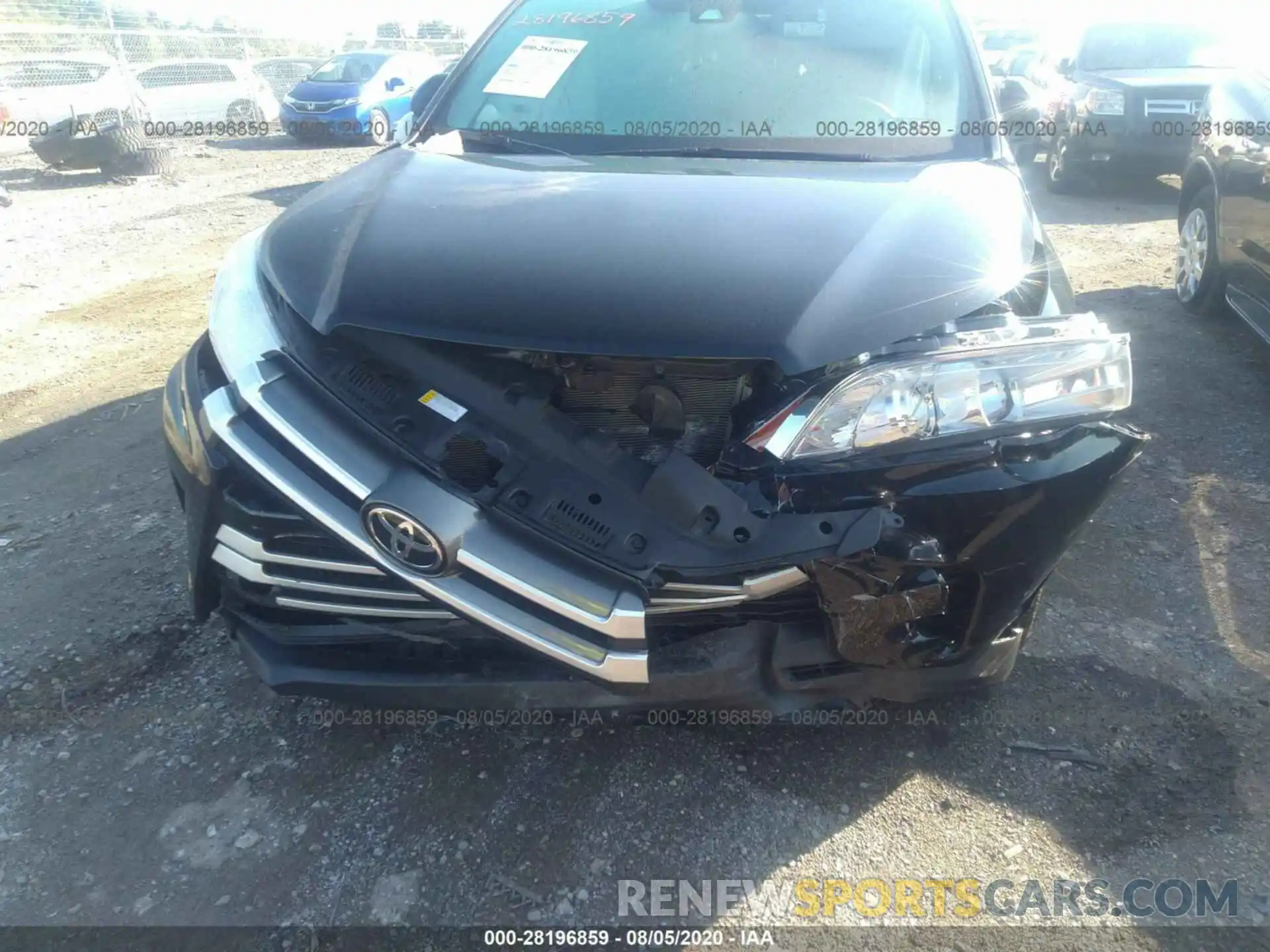 6 Photograph of a damaged car 5TDBZRFH8KS728827 TOYOTA HIGHLANDER 2019