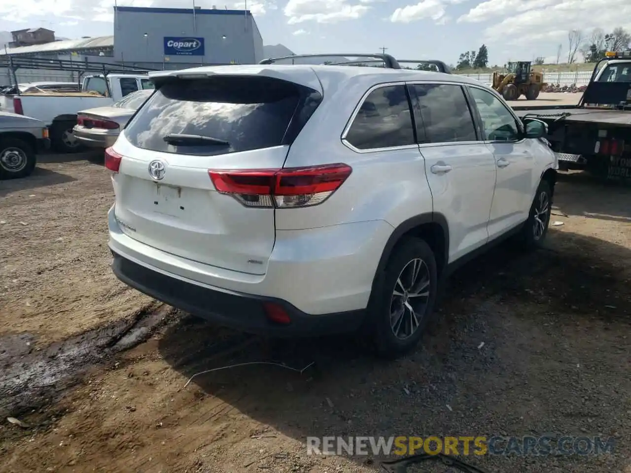 4 Фотография поврежденного автомобиля 5TDBZRFH8KS927098 TOYOTA HIGHLANDER 2019