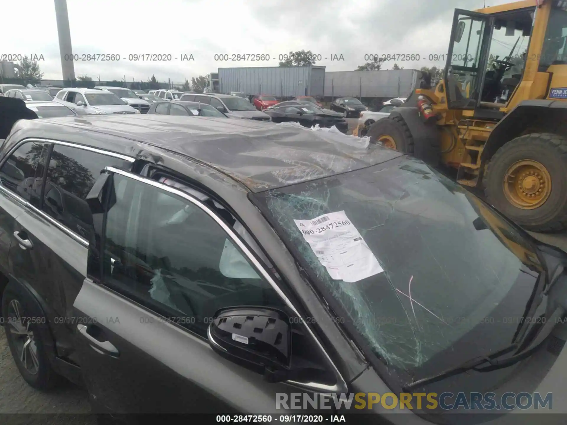 6 Photograph of a damaged car 5TDBZRFH8KS932916 TOYOTA HIGHLANDER 2019