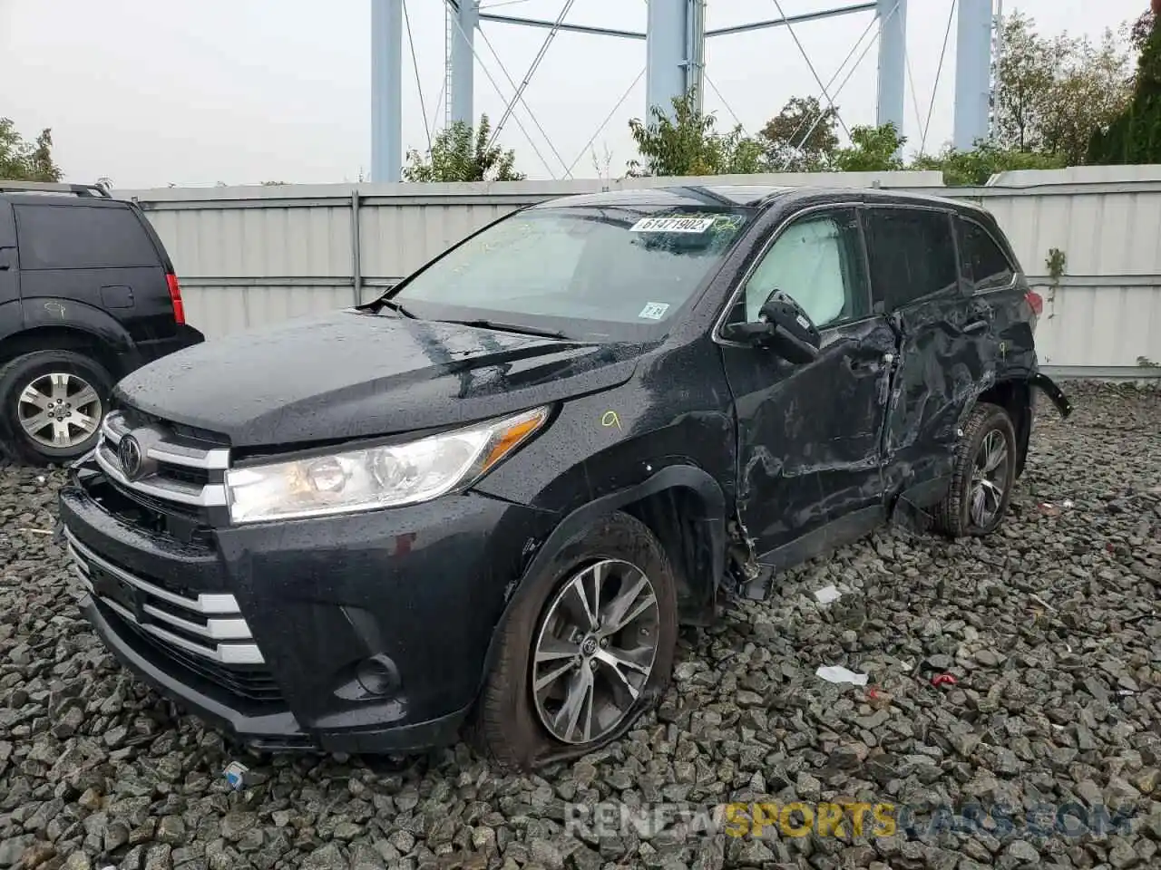 10 Photograph of a damaged car 5TDBZRFHXKS700656 TOYOTA HIGHLANDER 2019