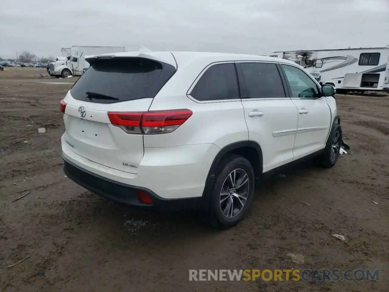 4 Фотография поврежденного автомобиля 5TDBZRFHXKS706652 TOYOTA HIGHLANDER 2019