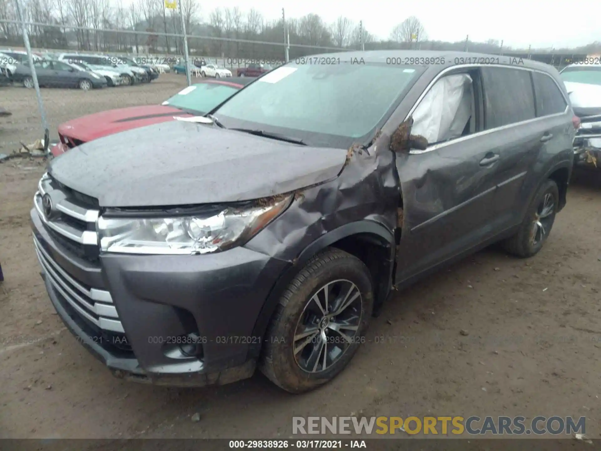 2 Фотография поврежденного автомобиля 5TDBZRFHXKS731423 TOYOTA HIGHLANDER 2019