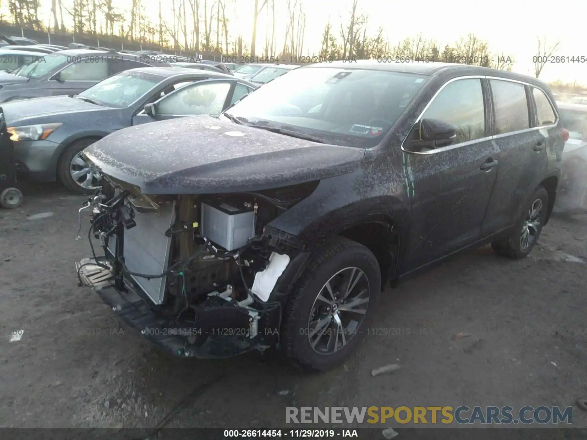 2 Фотография поврежденного автомобиля 5TDBZRFHXKS936515 TOYOTA HIGHLANDER 2019