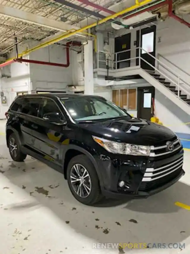 2 Photograph of a damaged car 5TDBZRFHXKS960331 TOYOTA HIGHLANDER 2019