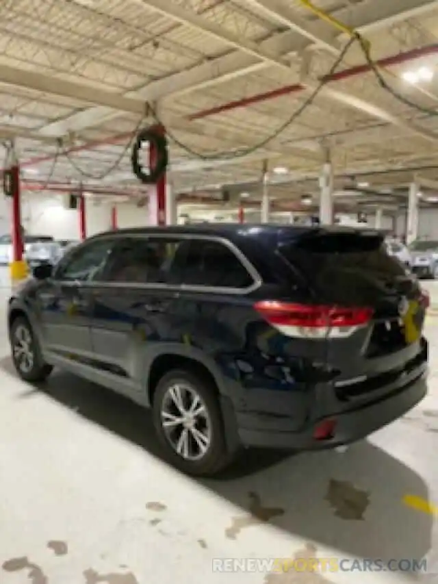 3 Photograph of a damaged car 5TDBZRFHXKS960331 TOYOTA HIGHLANDER 2019