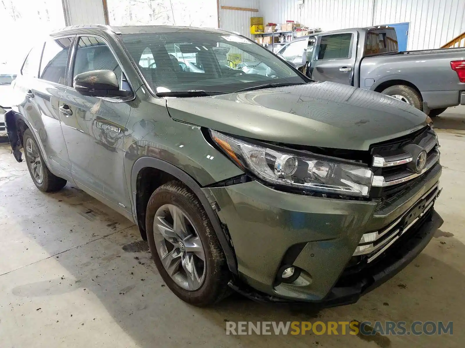 1 Photograph of a damaged car 5TDDGRFH0KS056809 TOYOTA HIGHLANDER 2019