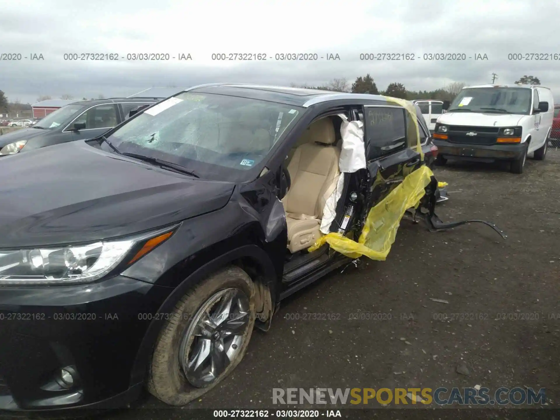 6 Photograph of a damaged car 5TDDGRFH1KS057841 TOYOTA HIGHLANDER 2019