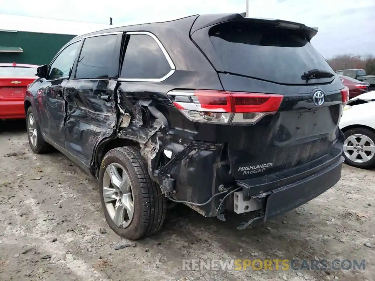 3 Фотография поврежденного автомобиля 5TDDGRFH2KS067200 TOYOTA HIGHLANDER 2019