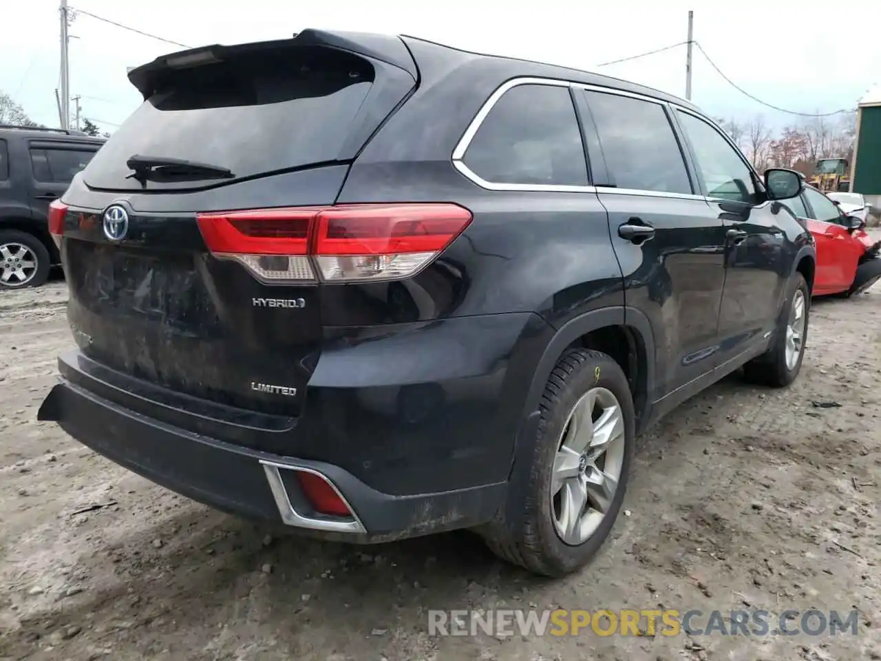 4 Фотография поврежденного автомобиля 5TDDGRFH2KS067200 TOYOTA HIGHLANDER 2019