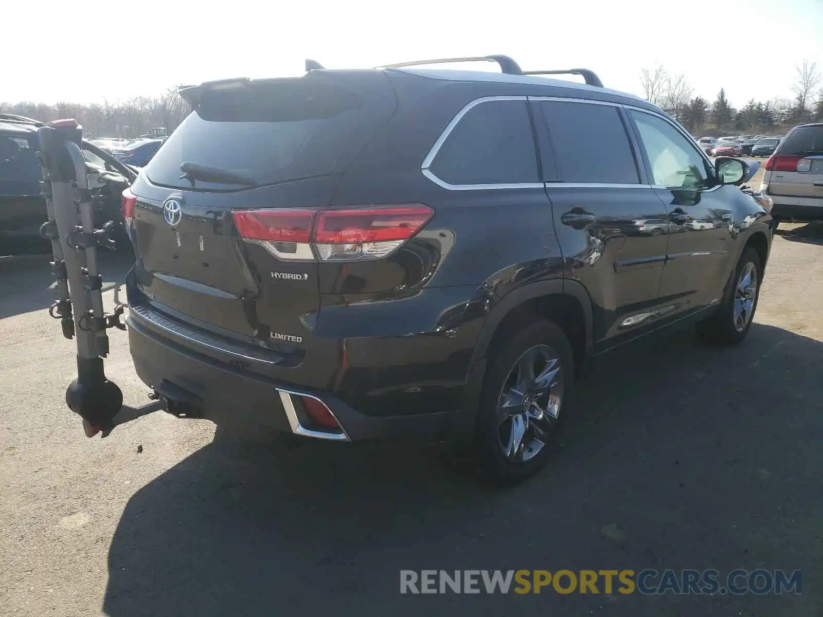 4 Фотография поврежденного автомобиля 5TDDGRFH3KS070073 TOYOTA HIGHLANDER 2019