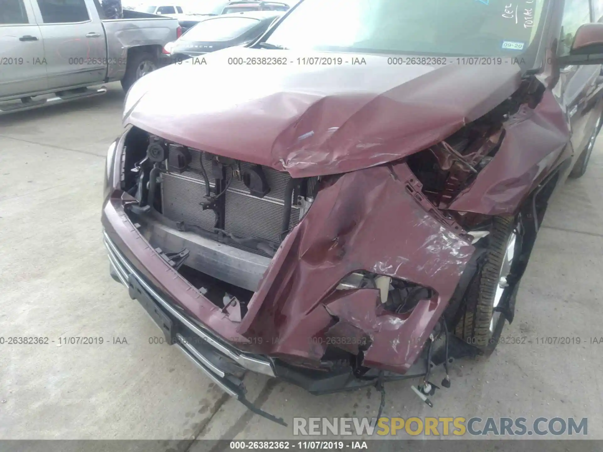 6 Photograph of a damaged car 5TDDGRFH4KS052519 TOYOTA HIGHLANDER 2019