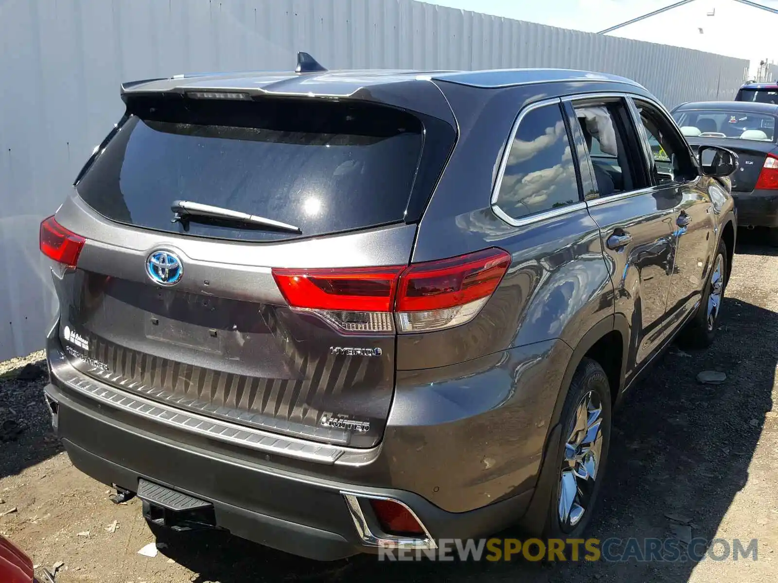 4 Фотография поврежденного автомобиля 5TDDGRFH5KS074075 TOYOTA HIGHLANDER 2019