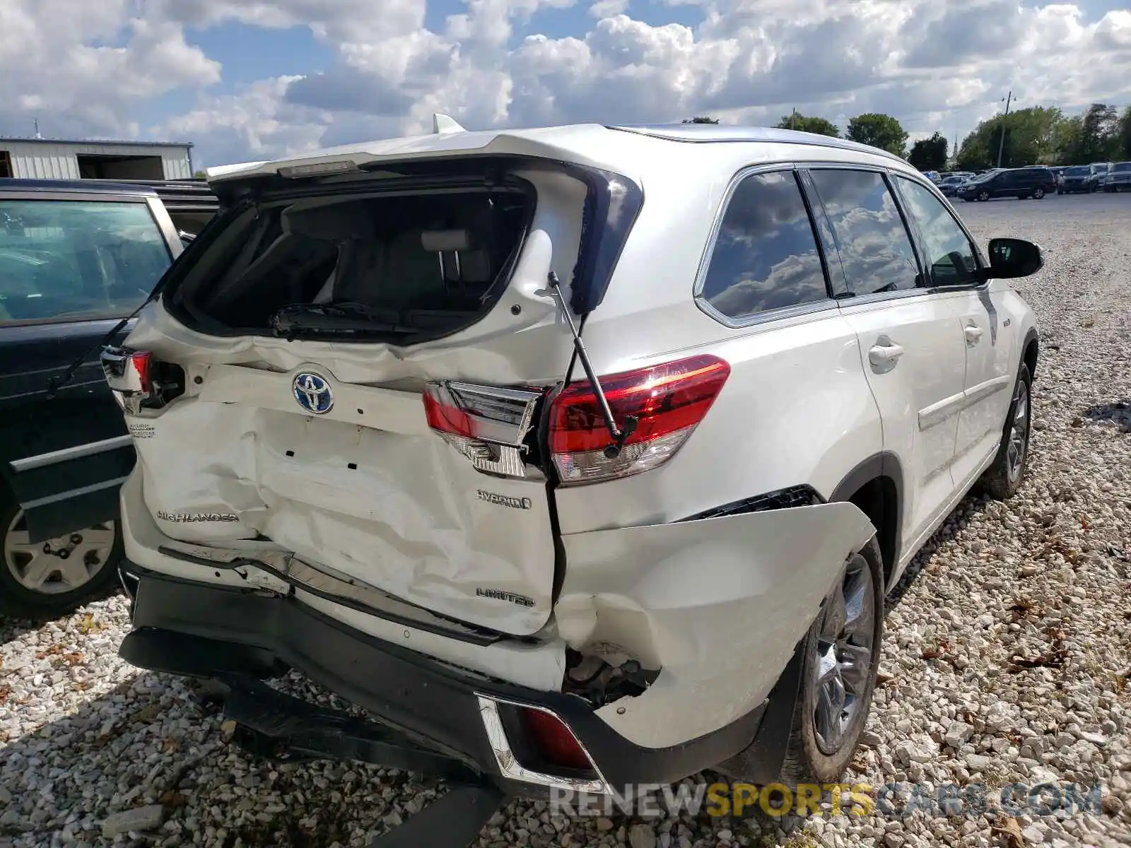 4 Фотография поврежденного автомобиля 5TDDGRFH6KS053977 TOYOTA HIGHLANDER 2019