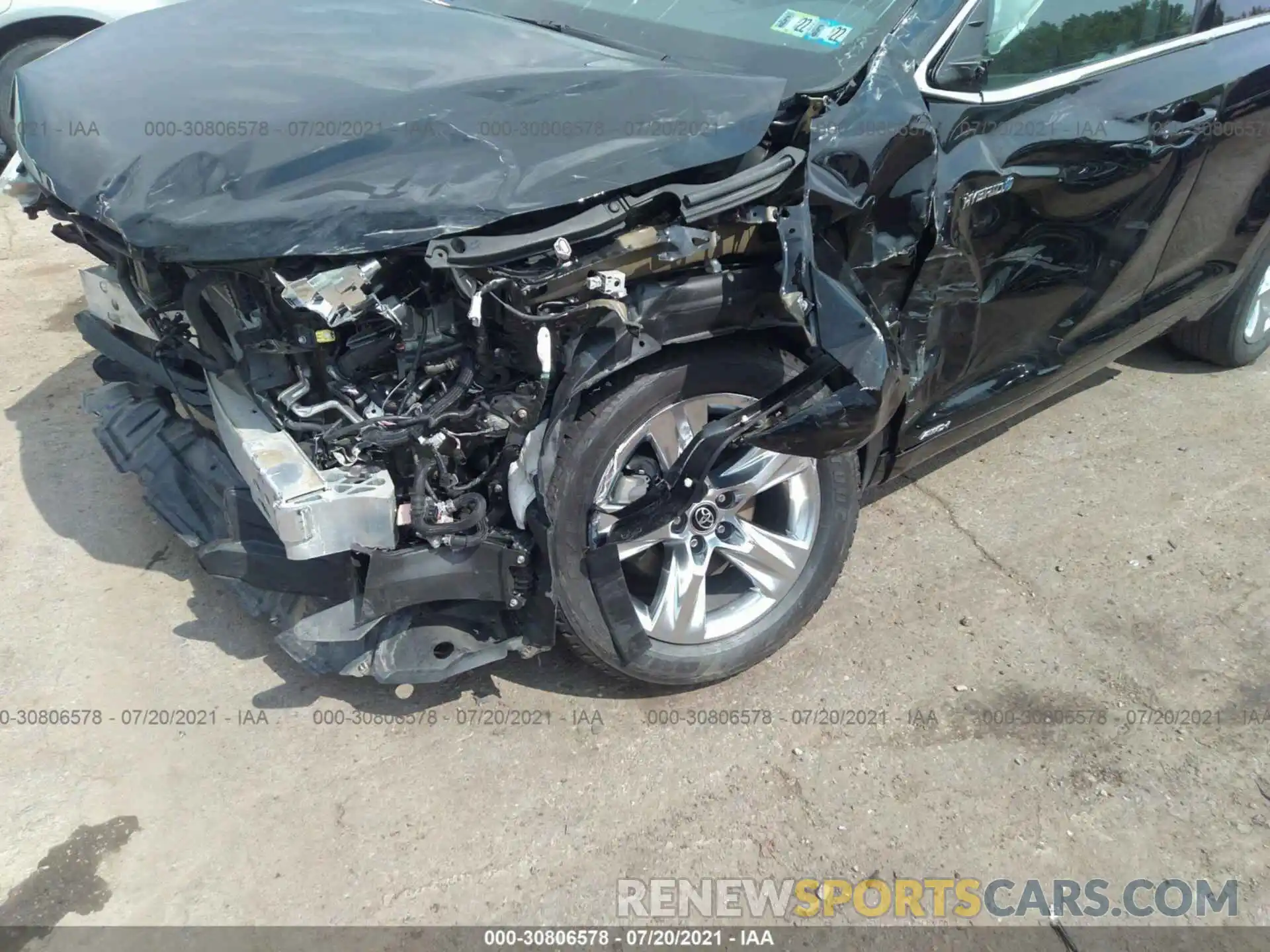 6 Photograph of a damaged car 5TDDGRFH6KS064140 TOYOTA HIGHLANDER 2019