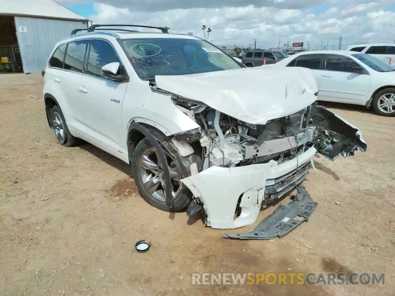 9 Фотография поврежденного автомобиля 5TDDGRFH6KS072786 TOYOTA HIGHLANDER 2019