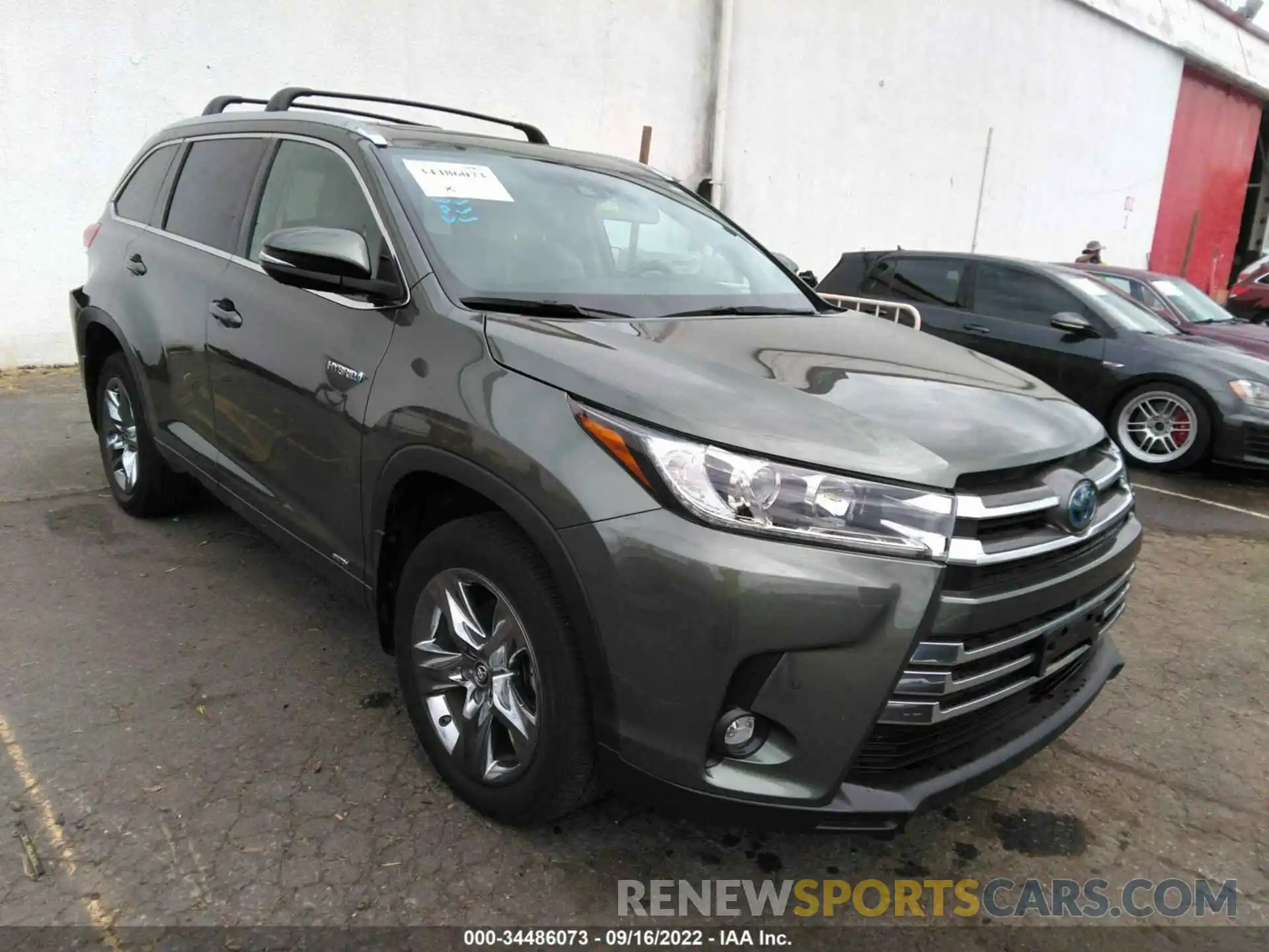 1 Фотография поврежденного автомобиля 5TDDGRFH7KS053213 TOYOTA HIGHLANDER 2019