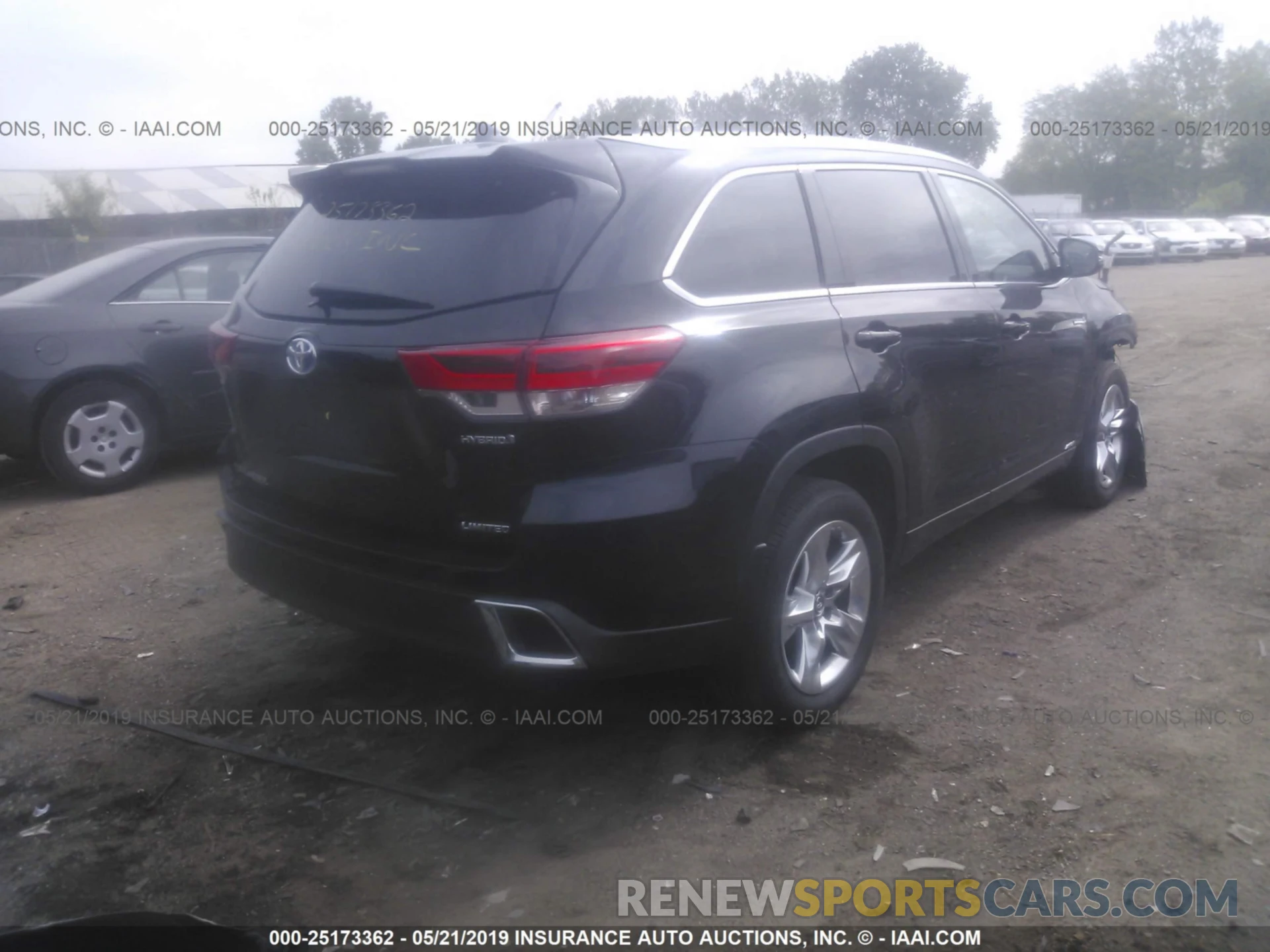 4 Фотография поврежденного автомобиля 5TDDGRFH7KS060307 TOYOTA HIGHLANDER 2019