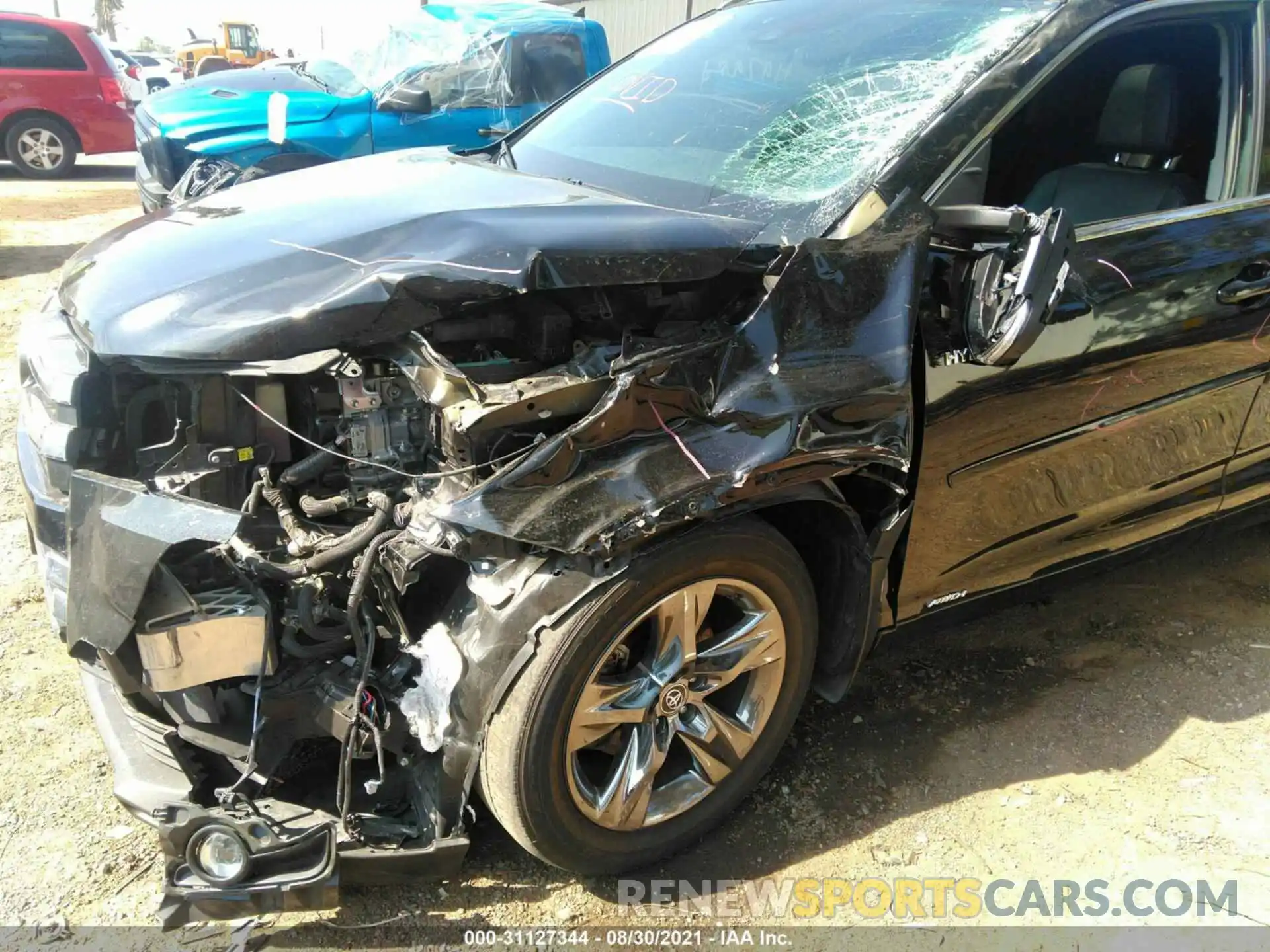 6 Photograph of a damaged car 5TDDGRFH7KS071954 TOYOTA HIGHLANDER 2019