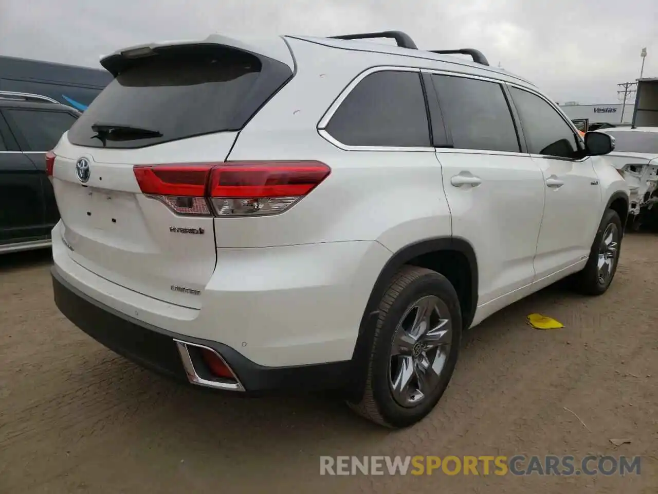 4 Фотография поврежденного автомобиля 5TDDGRFH7KS078645 TOYOTA HIGHLANDER 2019