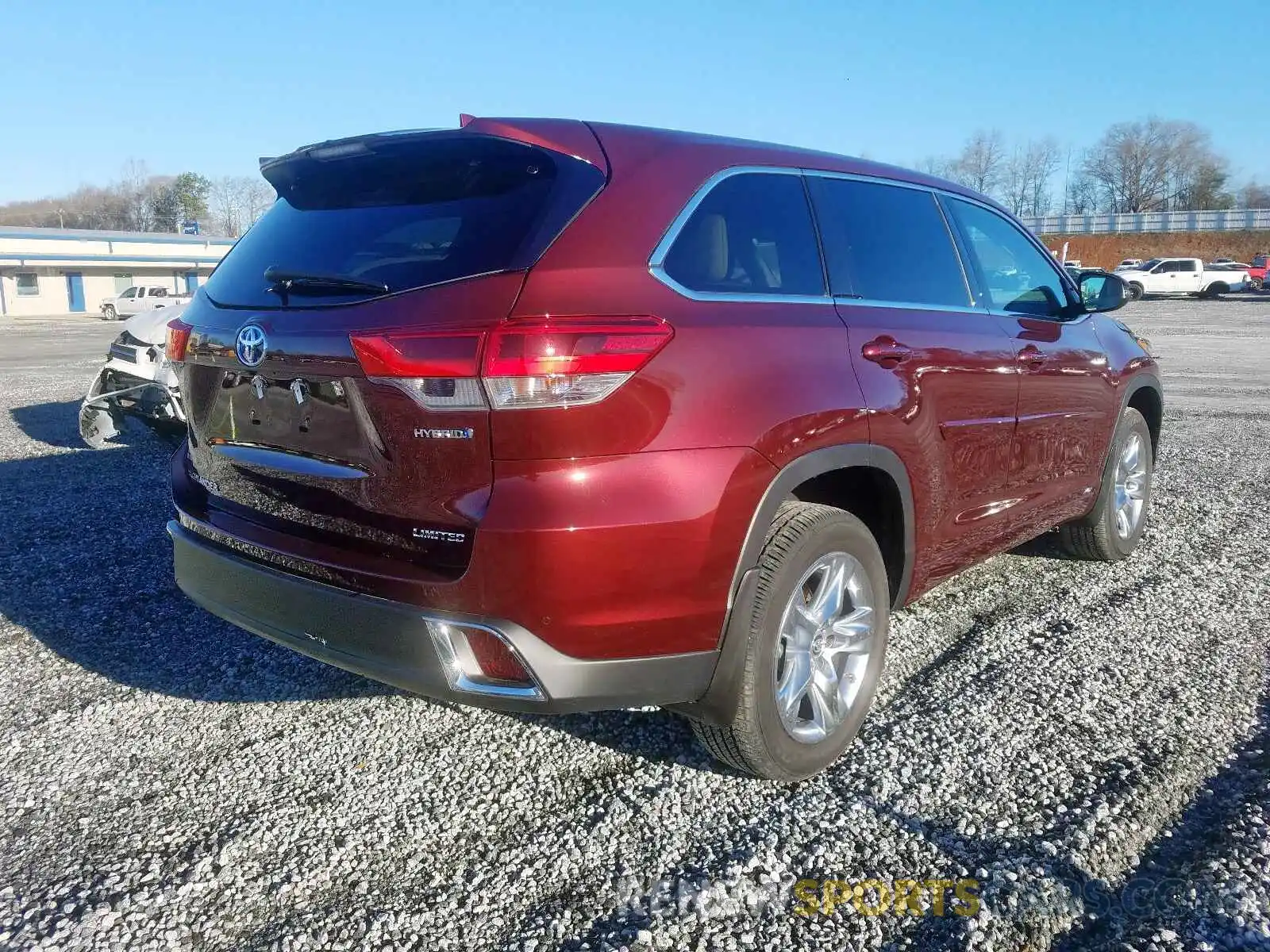 4 Фотография поврежденного автомобиля 5TDDGRFH8KS062504 TOYOTA HIGHLANDER 2019