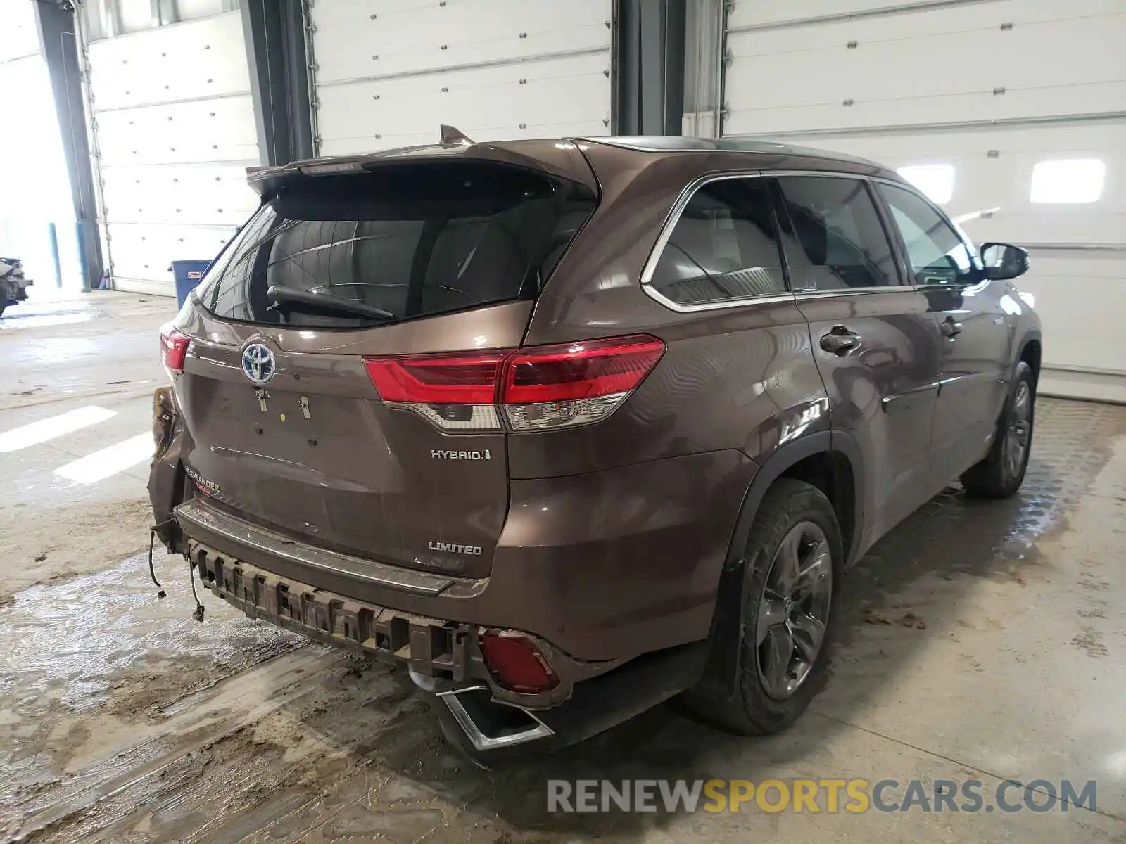 4 Фотография поврежденного автомобиля 5TDDGRFH8KS068254 TOYOTA HIGHLANDER 2019