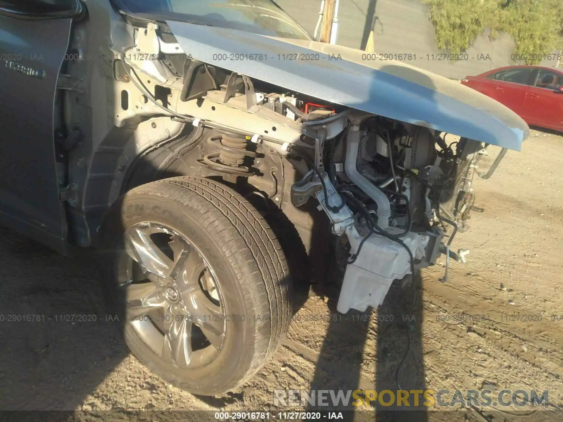 6 Photograph of a damaged car 5TDDGRFH8KS074099 TOYOTA HIGHLANDER 2019