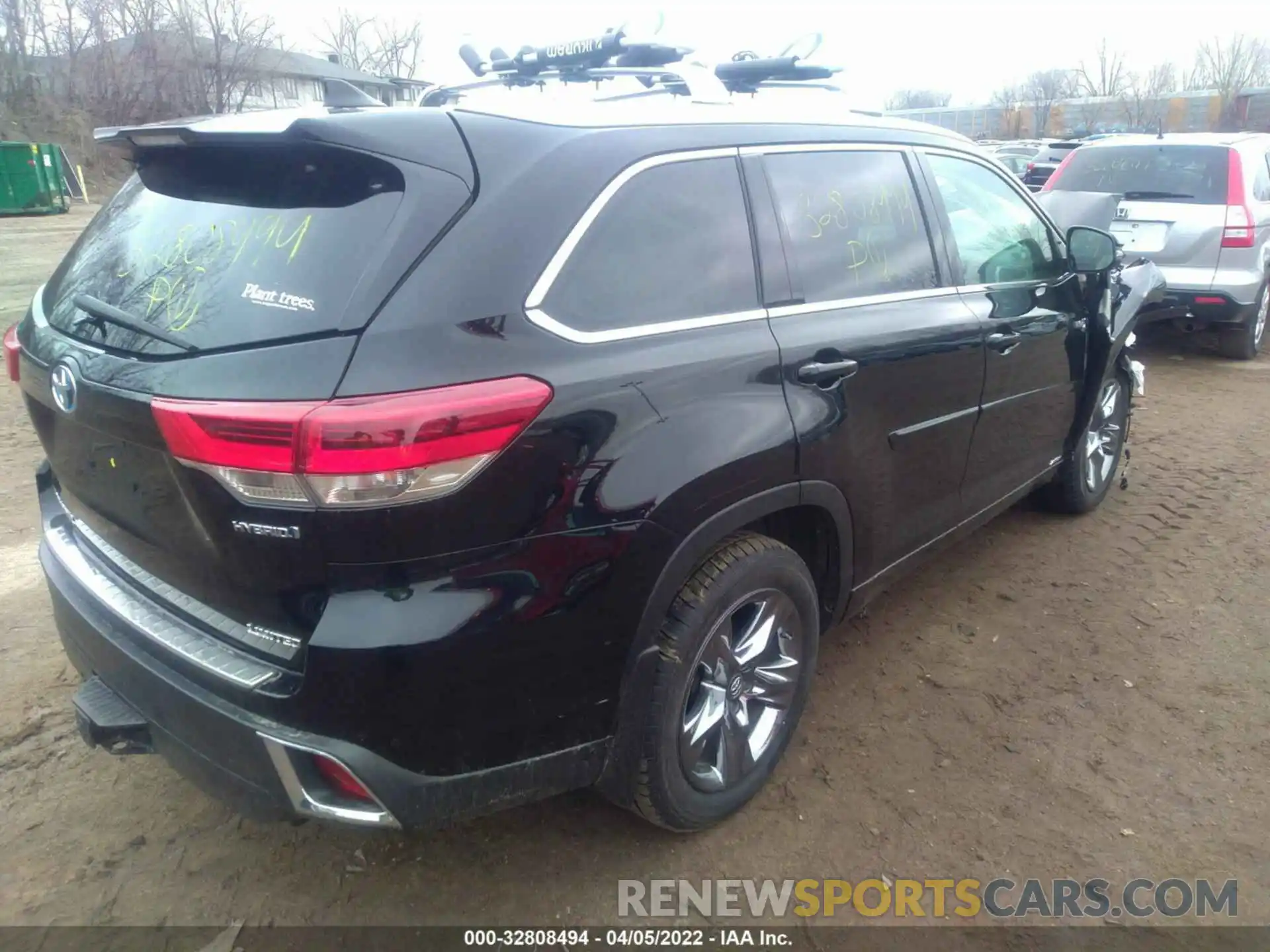 4 Фотография поврежденного автомобиля 5TDDGRFH9KS069638 TOYOTA HIGHLANDER 2019