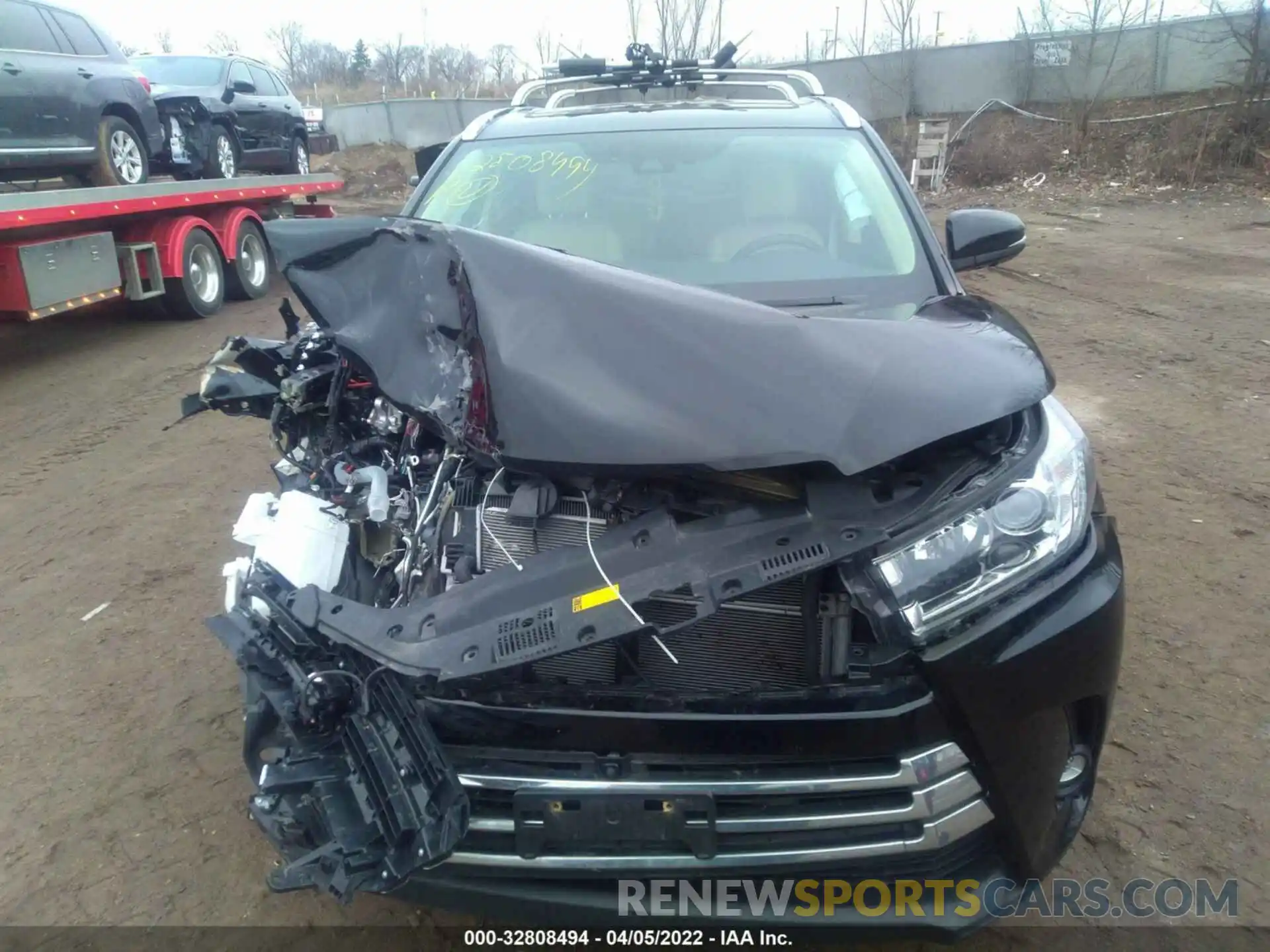 6 Фотография поврежденного автомобиля 5TDDGRFH9KS069638 TOYOTA HIGHLANDER 2019