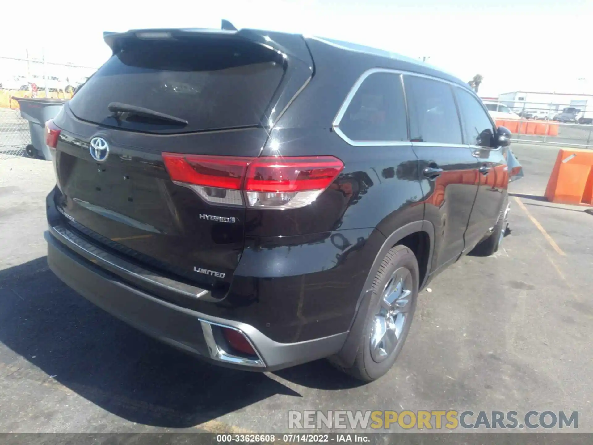 4 Фотография поврежденного автомобиля 5TDDGRFHXKS065680 TOYOTA HIGHLANDER 2019