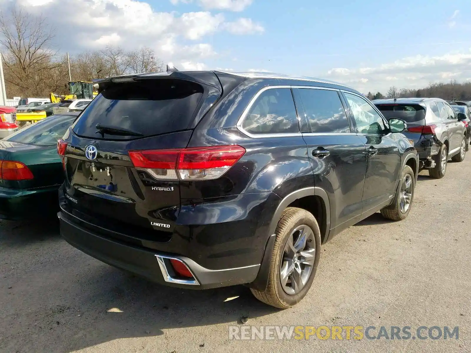 4 Фотография поврежденного автомобиля 5TDDGRFHXKS067655 TOYOTA HIGHLANDER 2019