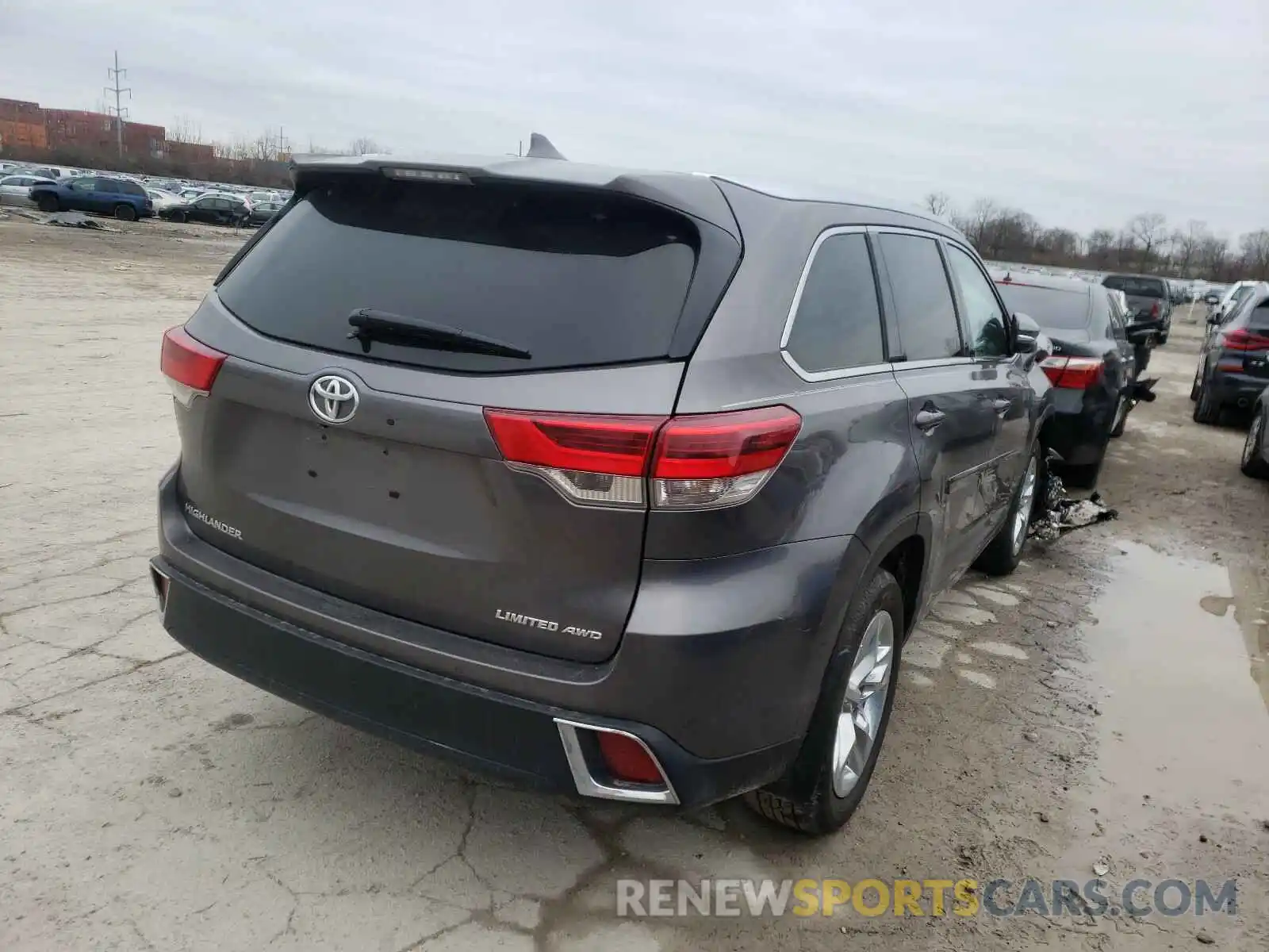 4 Фотография поврежденного автомобиля 5TDDZRFH0KS919540 TOYOTA HIGHLANDER 2019