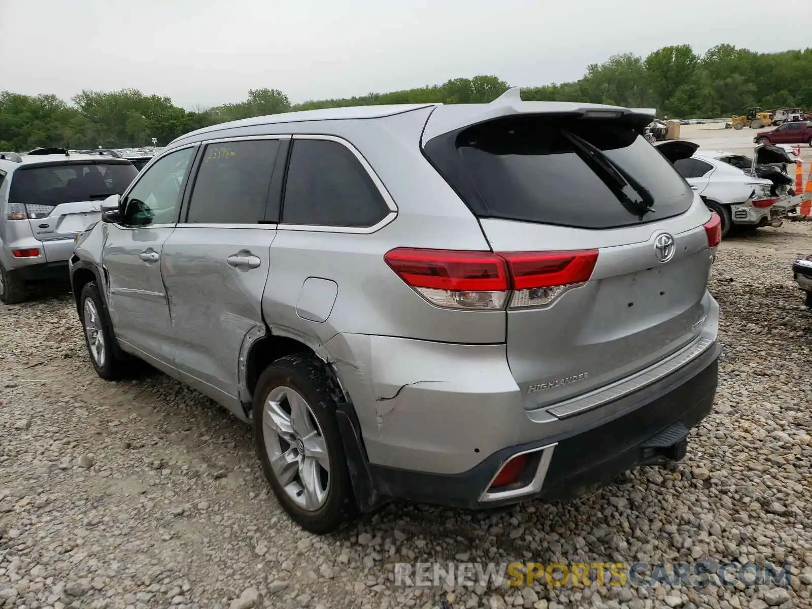 3 Фотография поврежденного автомобиля 5TDDZRFH0KS937164 TOYOTA HIGHLANDER 2019