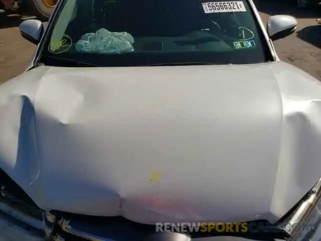 7 Photograph of a damaged car 5TDDZRFH1KS711408 TOYOTA HIGHLANDER 2019