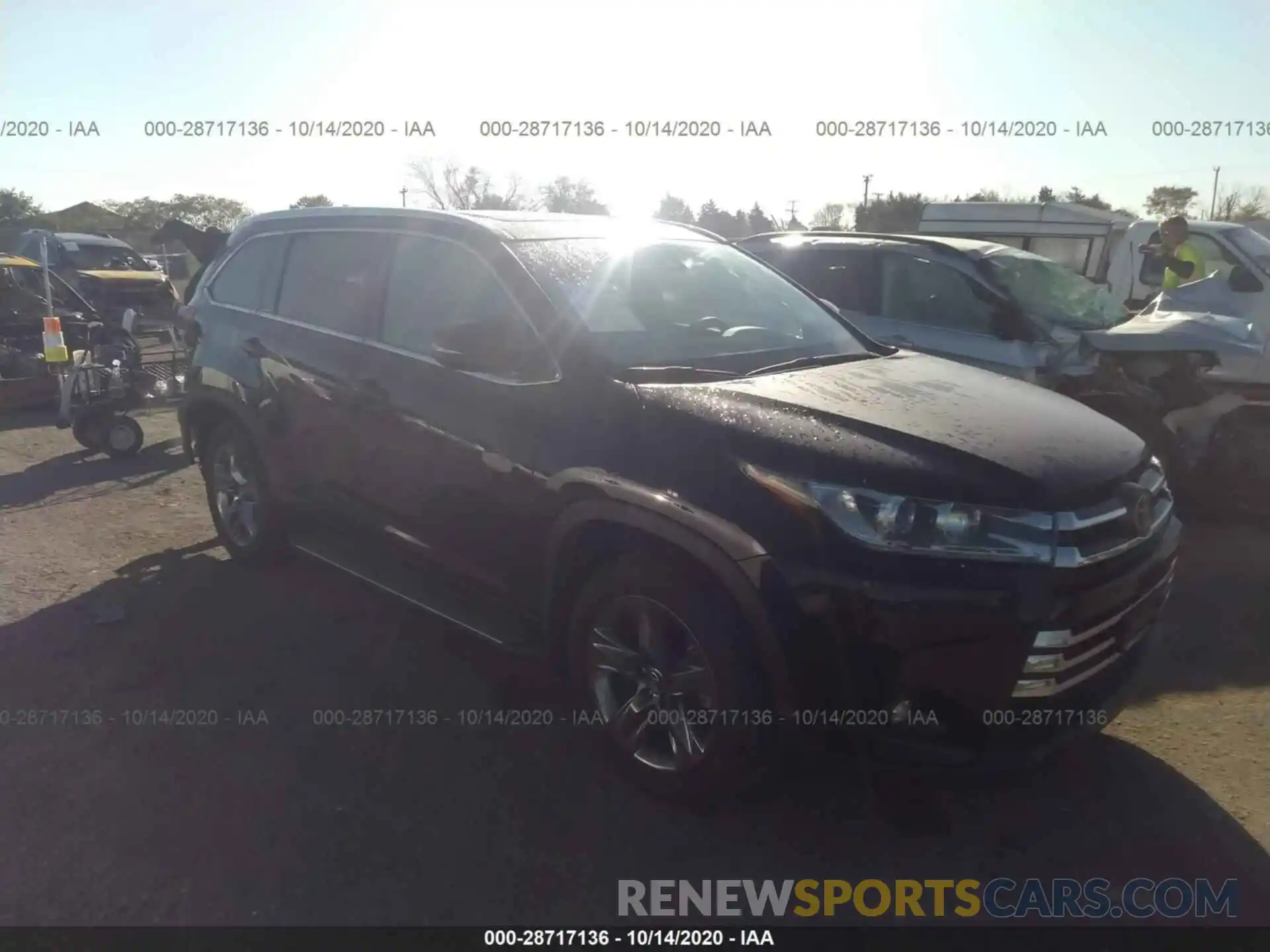 1 Фотография поврежденного автомобиля 5TDDZRFH1KS918560 TOYOTA HIGHLANDER 2019