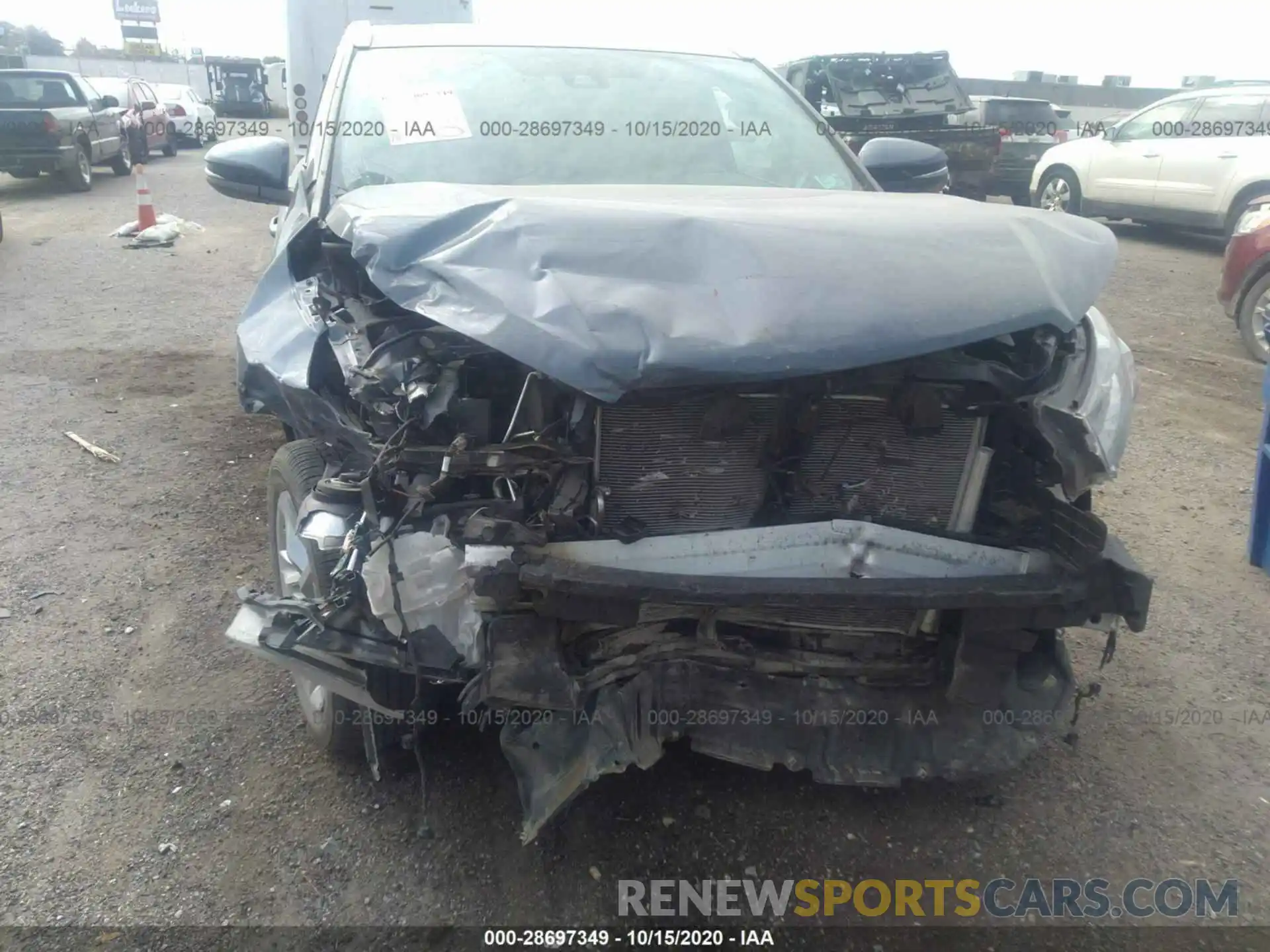 6 Photograph of a damaged car 5TDDZRFH1KS950442 TOYOTA HIGHLANDER 2019