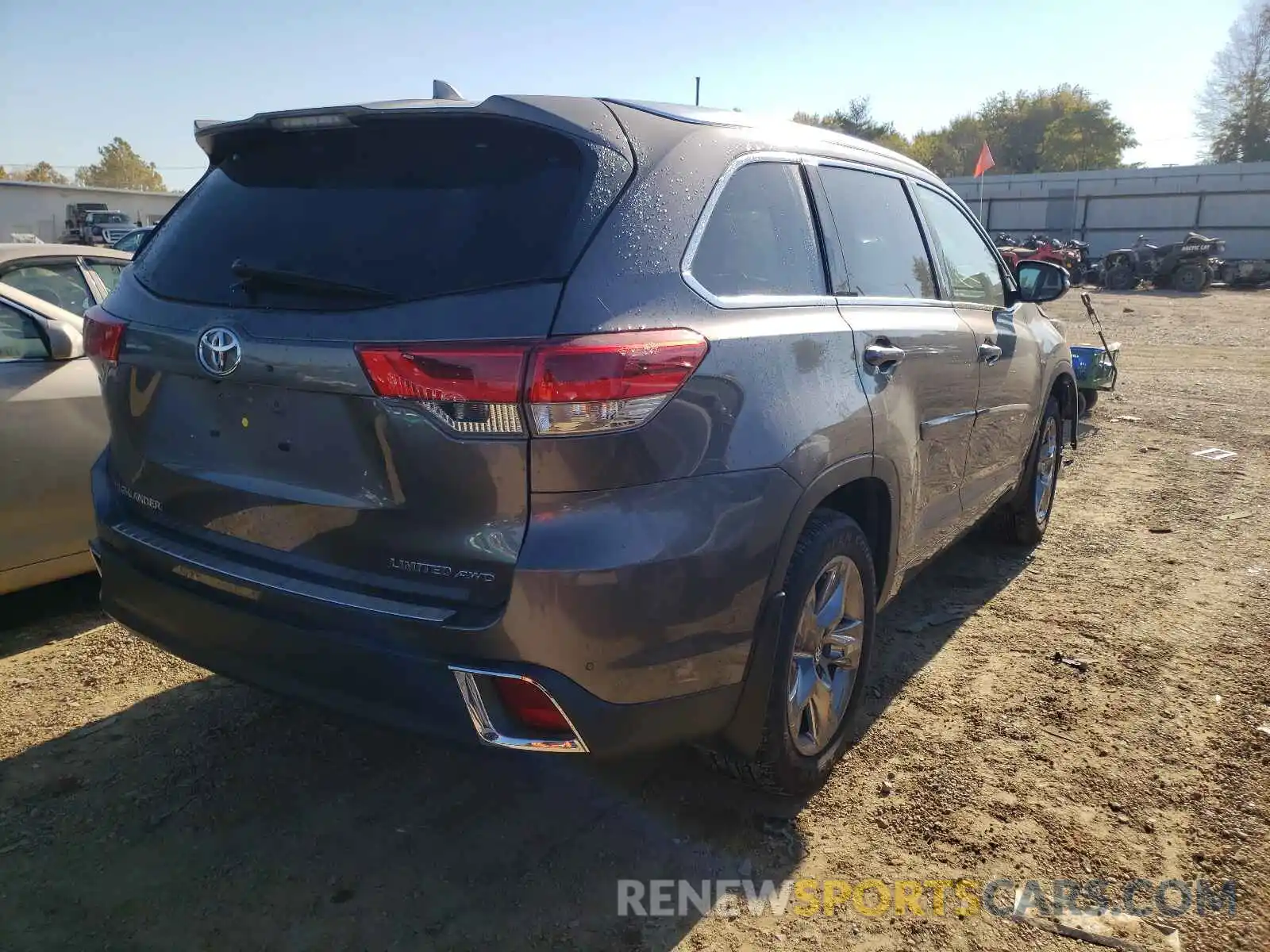 4 Фотография поврежденного автомобиля 5TDDZRFH1KS953356 TOYOTA HIGHLANDER 2019