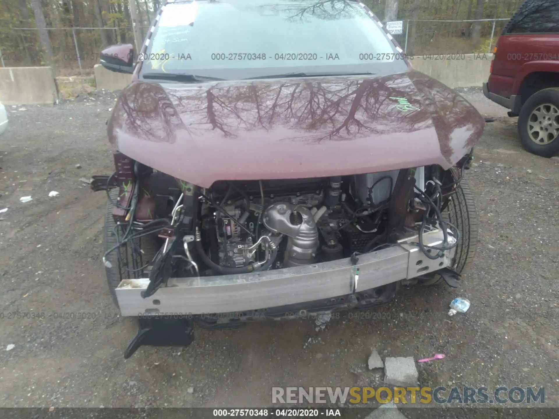 6 Photograph of a damaged car 5TDDZRFH1KS957987 TOYOTA HIGHLANDER 2019