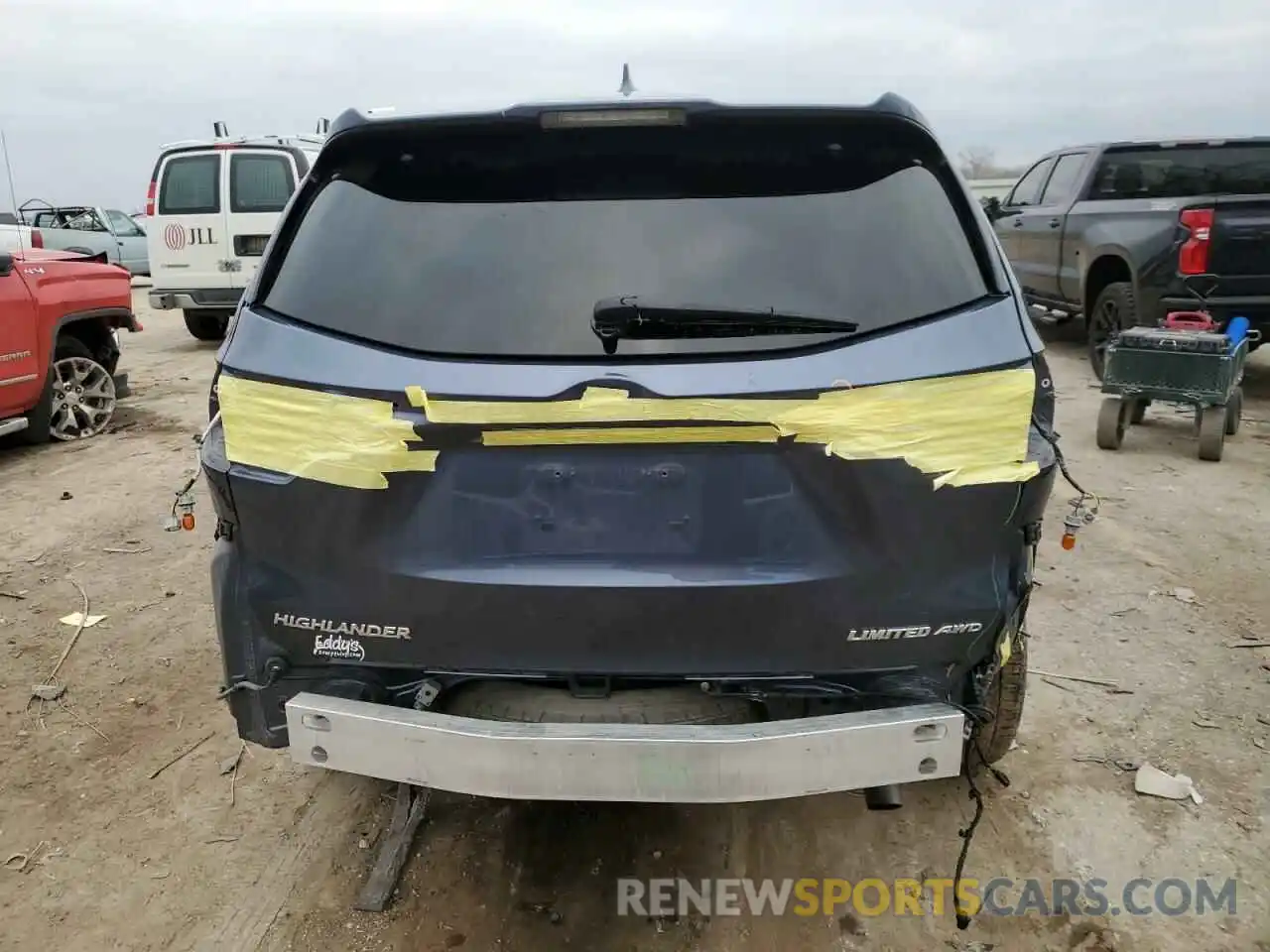 6 Photograph of a damaged car 5TDDZRFH1KS973526 TOYOTA HIGHLANDER 2019