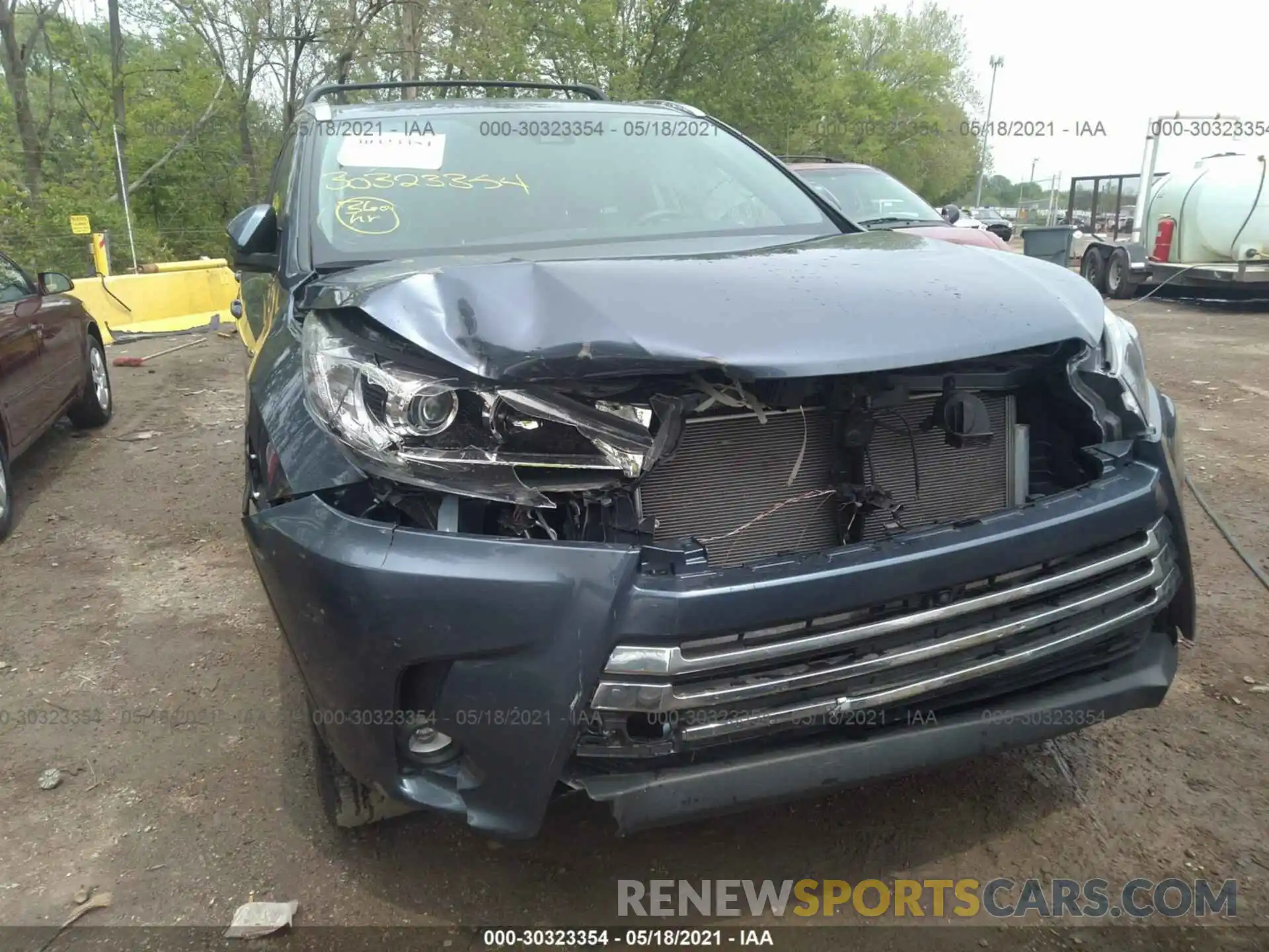 6 Photograph of a damaged car 5TDDZRFH2KS708369 TOYOTA HIGHLANDER 2019