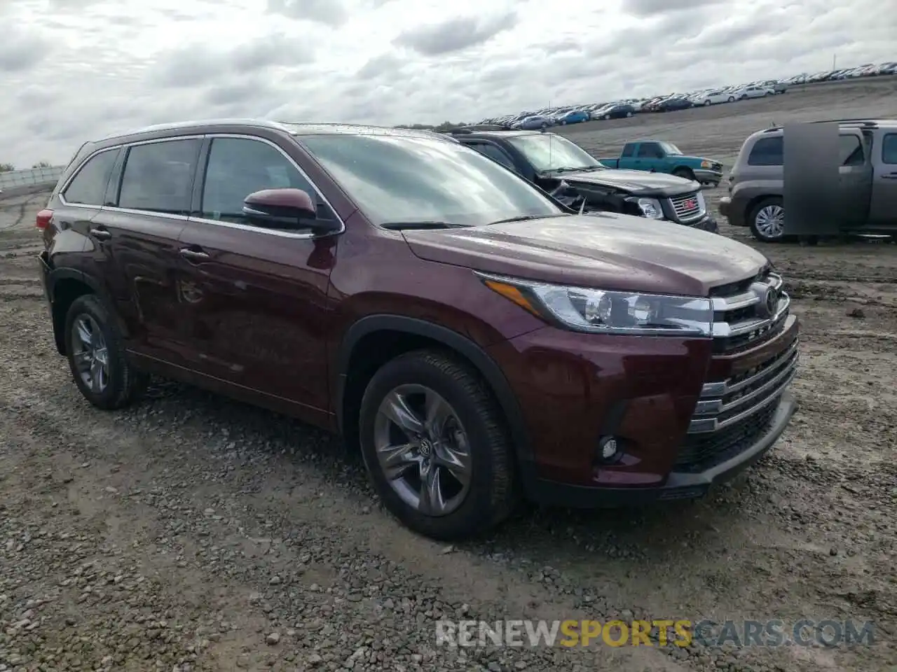 1 Фотография поврежденного автомобиля 5TDDZRFH2KS717279 TOYOTA HIGHLANDER 2019