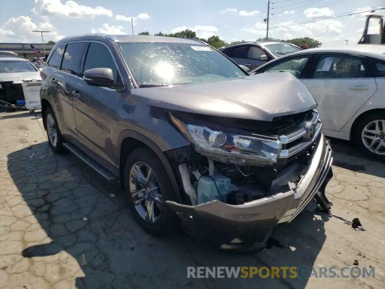 1 Фотография поврежденного автомобиля 5TDDZRFH2KS739931 TOYOTA HIGHLANDER 2019