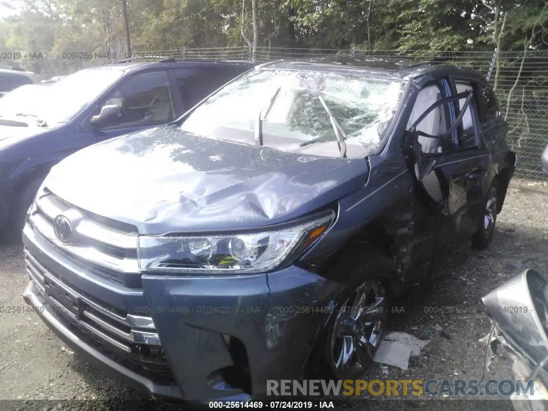 6 Photograph of a damaged car 5TDDZRFH2KS973521 TOYOTA HIGHLANDER 2019