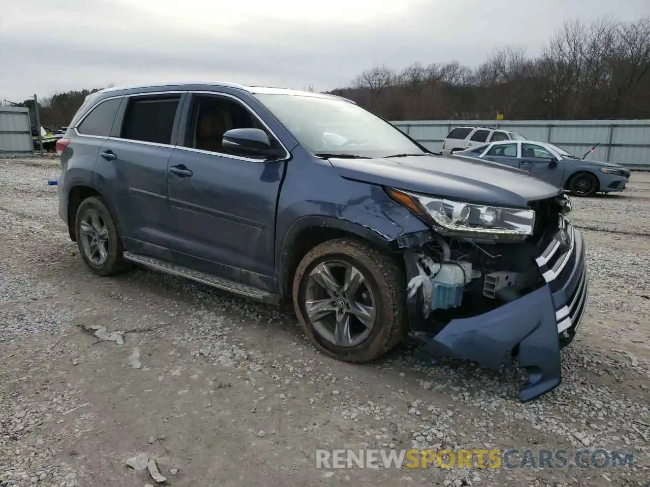 4 Фотография поврежденного автомобиля 5TDDZRFH3KS713001 TOYOTA HIGHLANDER 2019